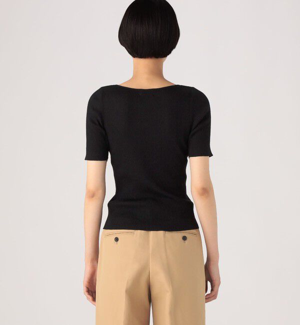 Ballsey「ストレッチラミー ラウンドネックプルオーバー」|ニット・セーター|