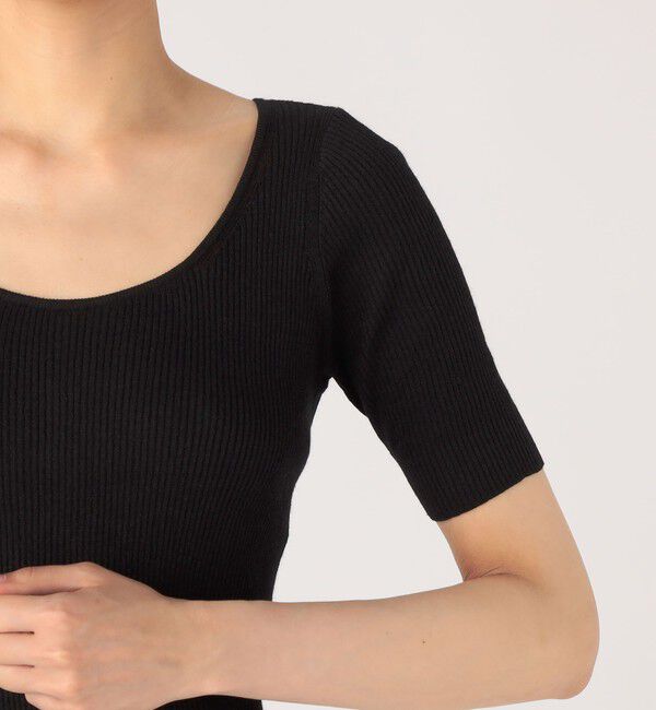 Ballsey「ストレッチラミー ラウンドネックプルオーバー」|ニット・セーター|