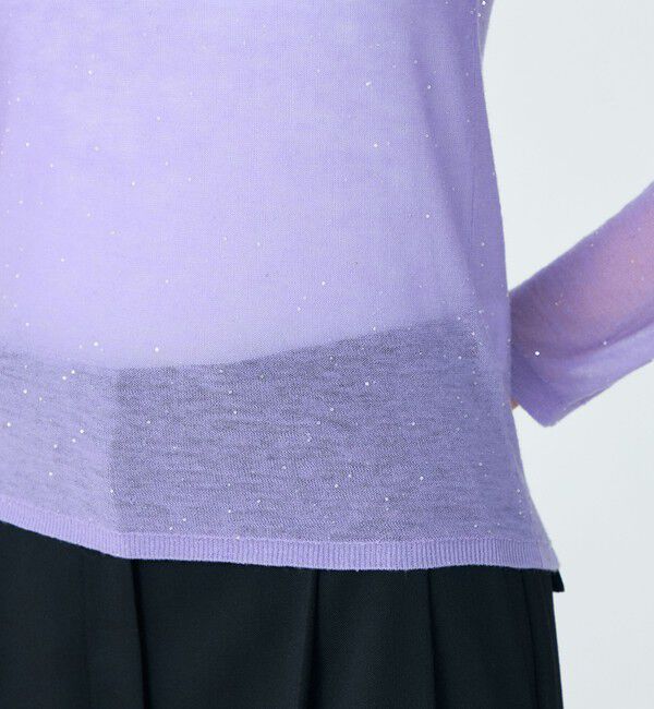 Ballsey「ミニスパンコール クルーネックプルオーバー」|ニット・セーター|