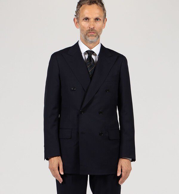 TOMORROWLAND MENS「ウールツイル ダブルブレステッド6Bジャケット HORIZON TWILL E.Zegna」|テーラードジャケット|