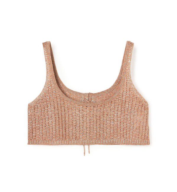 BACCA「オーロラフィルム リネンビスチェ」|ニット・セーター|33 ピンク