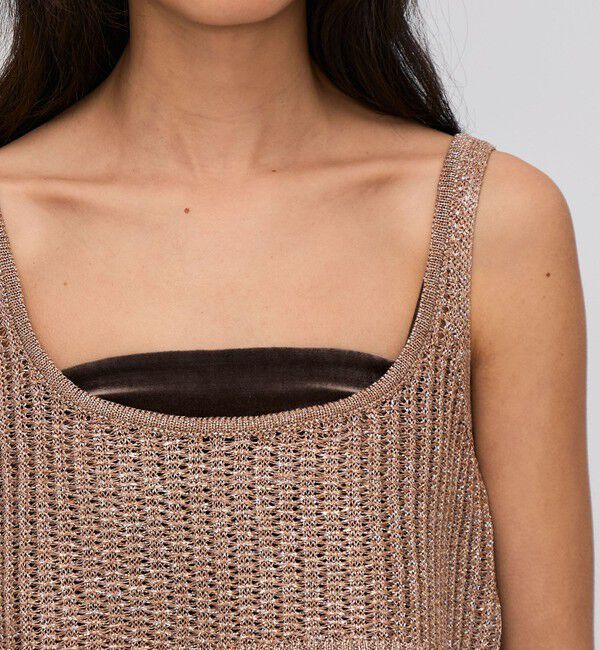 BACCA「オーロラフィルム リネンビスチェ」|ニット・セーター|