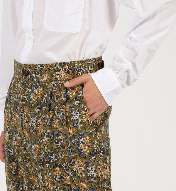 TOMORROWLAND MENS「バティックプリント バックベルト ショートパンツ」|その他|