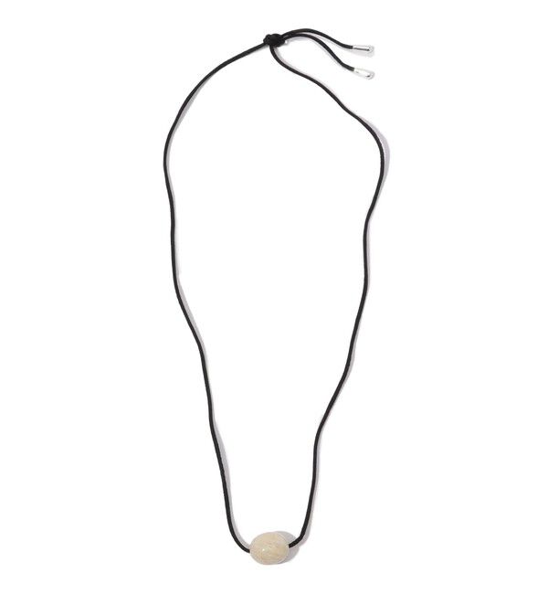 TOMORROWLAND GOODS「Annika Ine Stone Ellipse L ネックレス」|ネックレス|42 ライトベージュ系