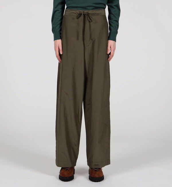 TOMORROWLAND MENS「コットンシルク バレルイージーパンツ」|その他|