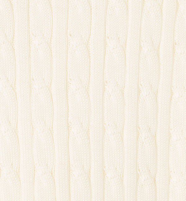 MACPHEE「ギザケーブル ハーフスリーブプルオーバー」|ニット・セーター|