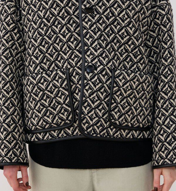 GALERIE VIE「ウールテシード バルカラーショートコート」|その他|