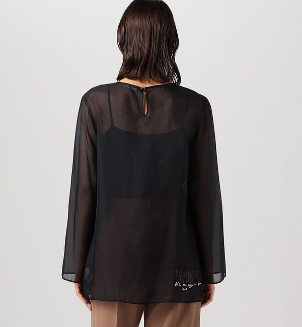 DES PRES「メッセージエンブロイダリー プルオーバーブラウス」|シャツ・ブラウス|