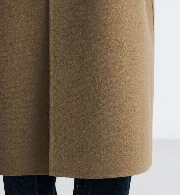 Edition「ウールカシミヤ ダブルフェイス ロングコート」|ステンカラーコート|