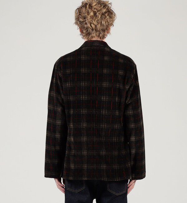 TOMORROWLAND MENS「【別注】Salbatore Piccolo コットンコーデュロイプリント シングルブレステッド 2Bジャケット」|テーラードジャケット|