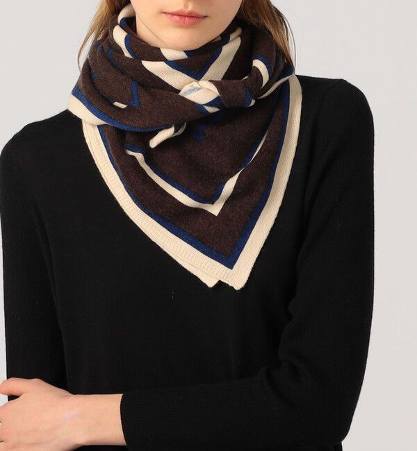 TOMORROWLAND GOODS「TOMORROWLAND SQUARE KNIT ストール」|ストール|
