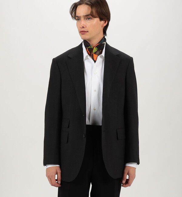 TOMORROWLAND MENS「ウールシルクリネン シングルブレステッド2Bジャケット ROGNA」|テーラードジャケット|