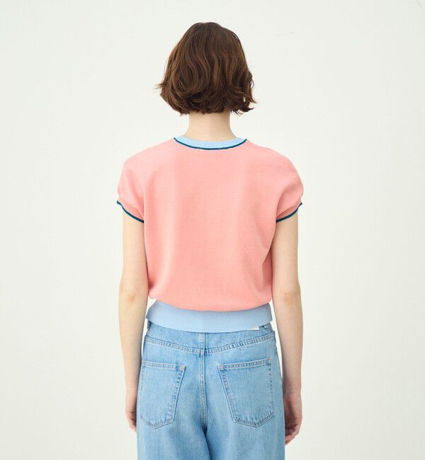 MACPHEE「ドライコットン フレンチスリーブプルオーバー」|ニット・セーター|