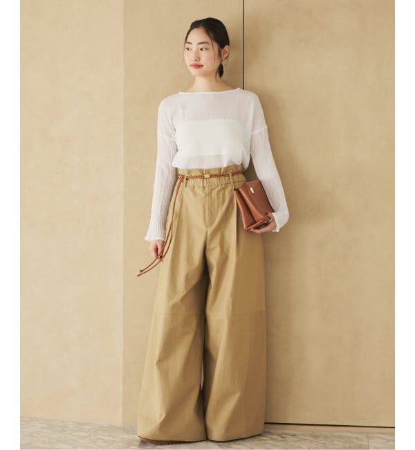 Plage「《WEB限定追加》LES ATELIERS FRANCAIS DE CONFECTION 別注 T-ブラウス」|シャツ・ブラウス|