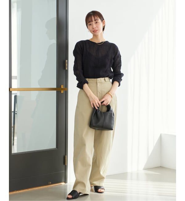 Plage「《WEB限定追加》LES ATELIERS FRANCAIS DE CONFECTION 別注 T-ブラウス」|シャツ・ブラウス|