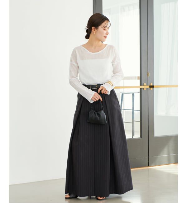 Plage「《WEB限定追加》LES ATELIERS FRANCAIS DE CONFECTION 別注 T-ブラウス」|シャツ・ブラウス|