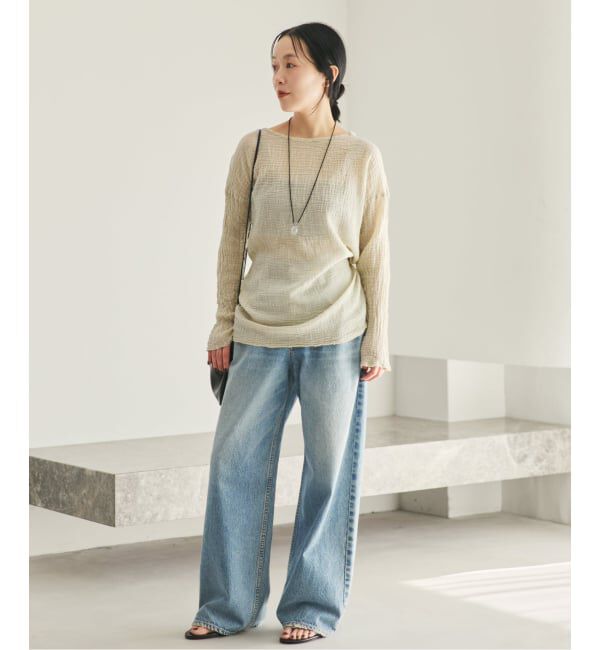 Plage「《WEB限定追加》LES ATELIERS FRANCAIS DE CONFECTION 別注 T-ブラウス」|シャツ・ブラウス|