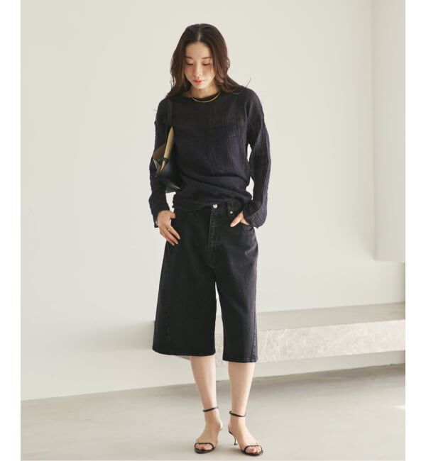 Plage「《WEB限定追加》LES ATELIERS FRANCAIS DE CONFECTION 別注 T-ブラウス」|シャツ・ブラウス|