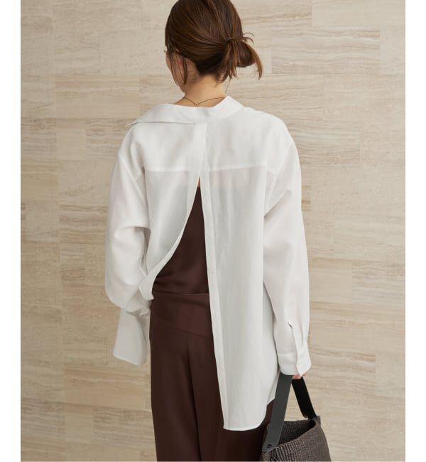 Plage「Back open シャツ」|シャツ・ブラウス|