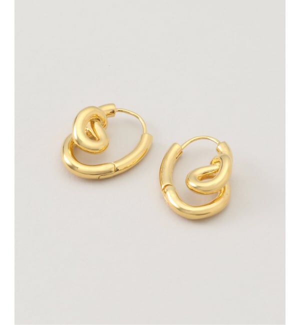 IENA「BAR Jewellery/バージュエリー UNRAVEL PIERCE ピアス(両耳)」|ピアス|ゴールド