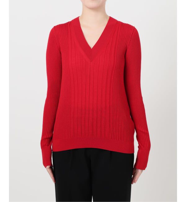 VERMEIL par iena「SLOWOOL Vネック プルオーバー」|ニット・セーター|