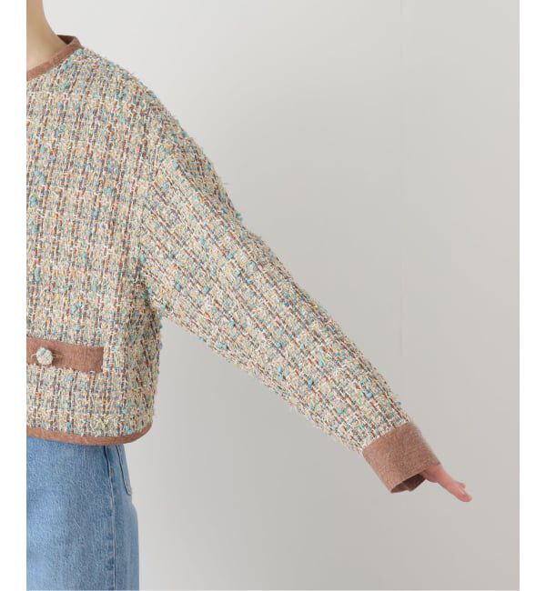IENA LA BOUCLE「IENA LA BOUCLE LINTONツィードブルゾン」|その他|