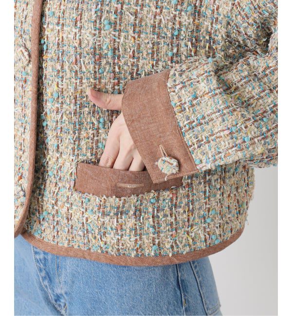 IENA LA BOUCLE「IENA LA BOUCLE LINTONツィードブルゾン」|その他|