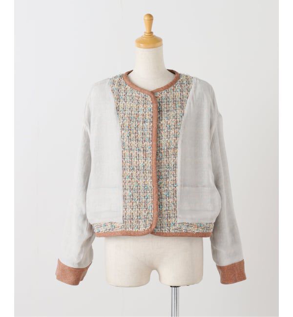 IENA LA BOUCLE「IENA LA BOUCLE LINTONツィードブルゾン」|その他|