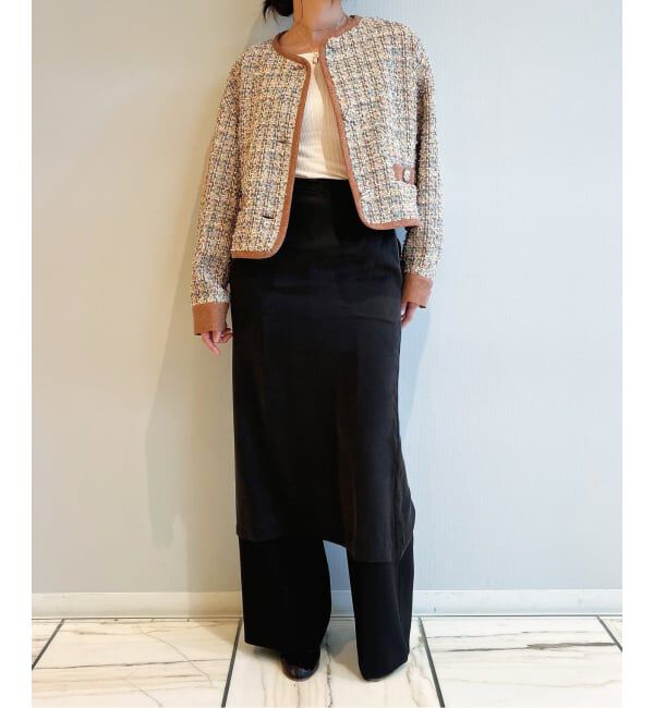 IENA LA BOUCLE「IENA LA BOUCLE LINTONツィードブルゾン」|その他|