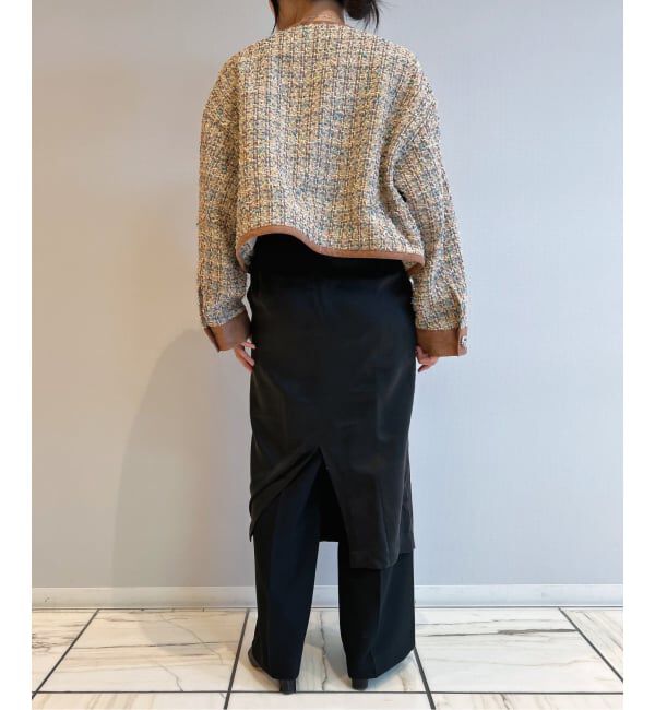 IENA LA BOUCLE「IENA LA BOUCLE LINTONツィードブルゾン」|その他|