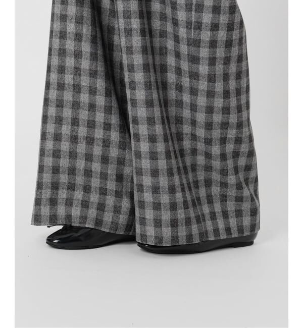 IENA「ウォッシャブル ギンガムチェックイージーパンツ」|その他|