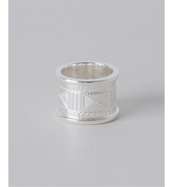 VERMEIL par iena「《WEB限定》ADRAR アドラル PATTERN BAND リング」|リング|