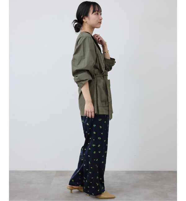 SLOBE IENA「《追加》ノーカラーサファリブルゾン」|その他|