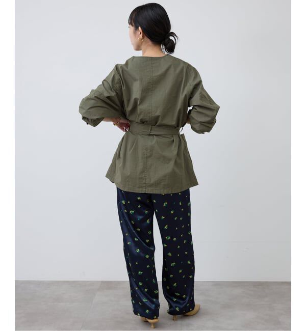 SLOBE IENA「《追加》ノーカラーサファリブルゾン」|その他|