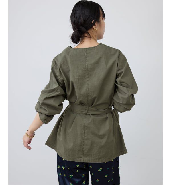 SLOBE IENA「《追加》ノーカラーサファリブルゾン」|その他|