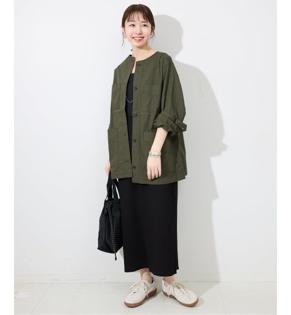 SLOBE IENA「《追加》ノーカラーサファリブルゾン」|その他|