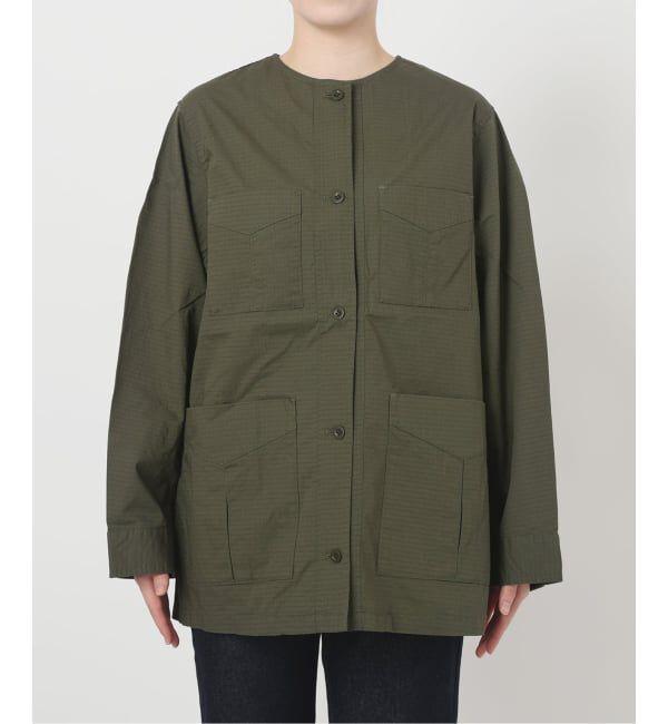 SLOBE IENA「《追加》ノーカラーサファリブルゾン」|その他|