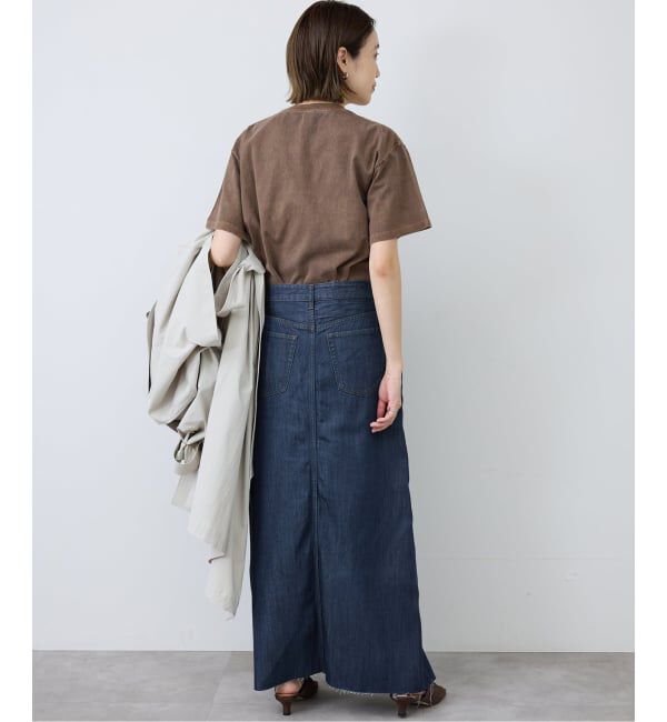 SLOBE IENA「《WEBのみ4サイズ展開》LE DENIM スリットフレアデニムスカート」|スカート|