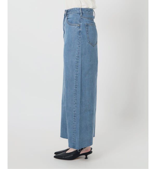 SLOBE IENA「《WEBのみ4サイズ展開》LE DENIM スリットフレアデニムスカート」|スカート|