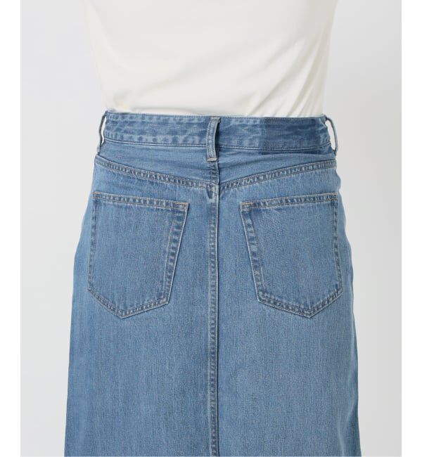 SLOBE IENA「《WEBのみ4サイズ展開》LE DENIM スリットフレアデニムスカート」|スカート|