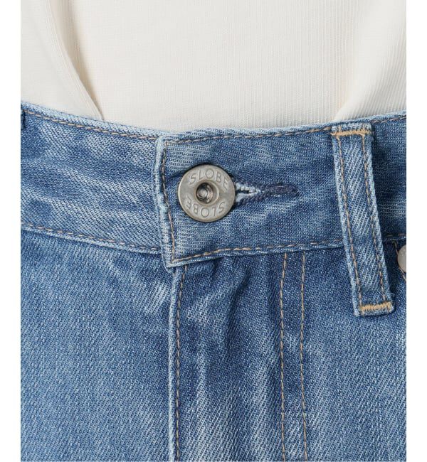 SLOBE IENA「《WEBのみ4サイズ展開》LE DENIM スリットフレアデニムスカート」|スカート|