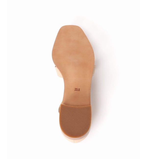 SLOBE IENA「《追加2予約》SLOBE レザーグルカサンダル」|サンダル|