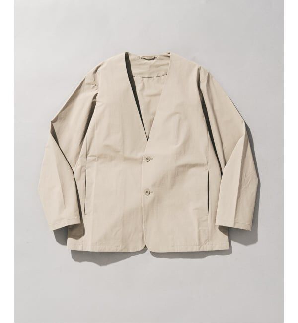 417 EDIFICE「【FREE MOTION】 カーディガンジャケット」|ノーカラージャケット|