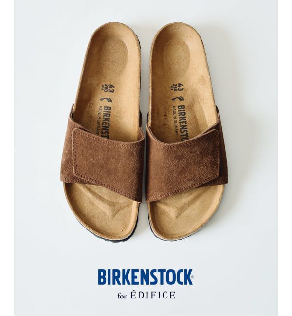 EDIFICE「《予約》BIRKENSTOCK (ビルケンシュトック) 別注 SYLT」|サンダル|ブラウン