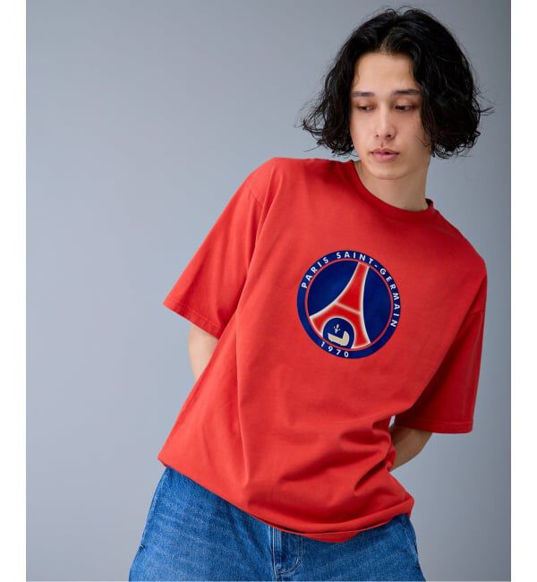 Paris Saint-Germain「《予約》【Paris Saint-Germain 】 JP Classic Flock Logo Tee 2」|Tシャツ・カットソー|