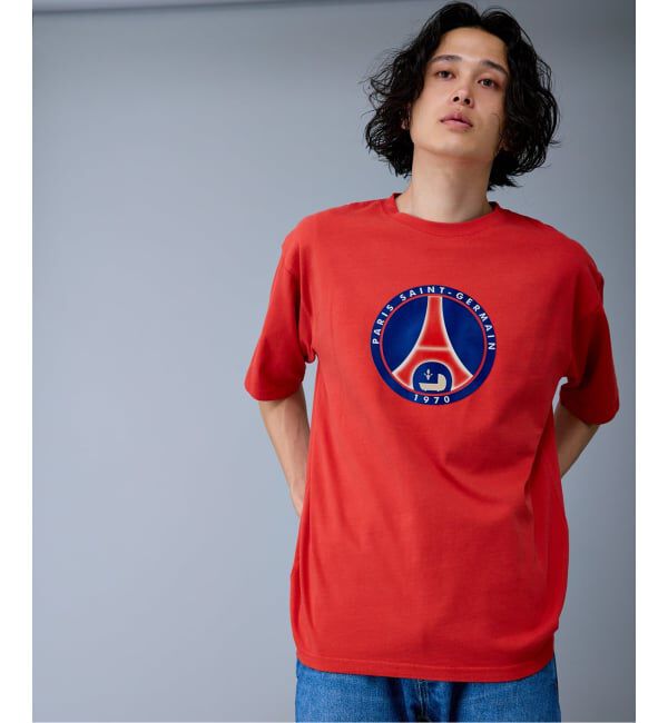 Paris Saint-Germain「《予約》【Paris Saint-Germain 】 JP Classic Flock Logo Tee 2」|Tシャツ・カットソー|