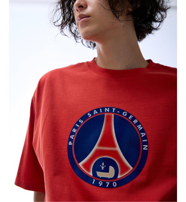 Paris Saint-Germain「《予約》【Paris Saint-Germain 】 JP Classic Flock Logo Tee 2」|Tシャツ・カットソー|