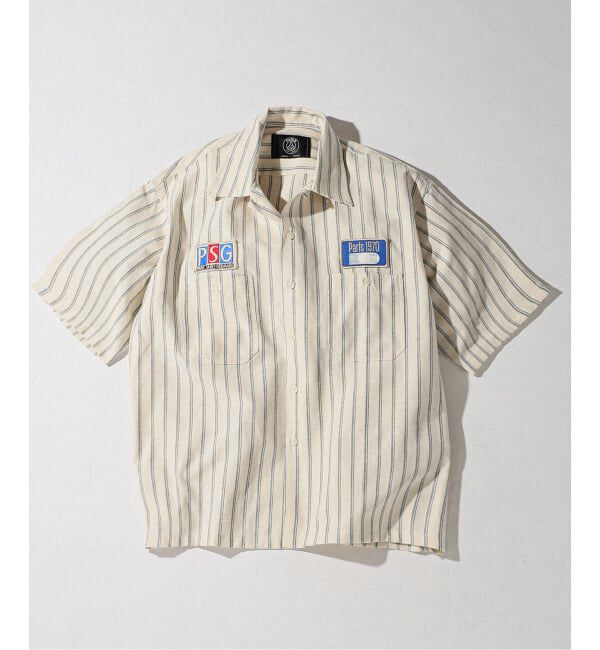 Paris Saint-Germain「《予約》【Paris Saint-Germain / パリ・サン＝ジェルマン】 JP 1970 Stripe Shirt」|シャツ・ブラウス|ホワイト