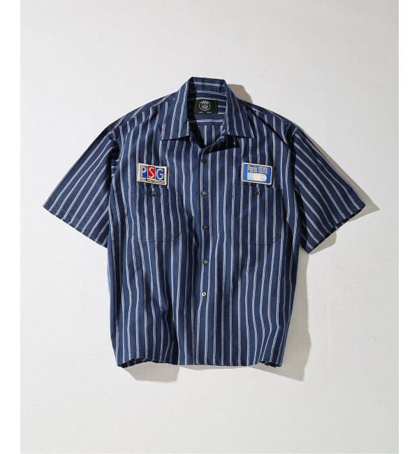 Paris Saint-Germain「《予約》【Paris Saint-Germain / パリ・サン＝ジェルマン】 JP 1970 Stripe Shirt」|シャツ・ブラウス|ネイビー