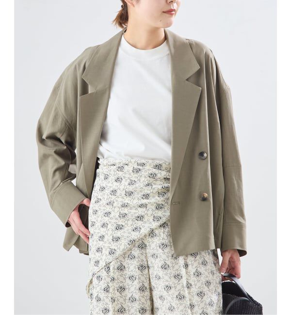 journal standard L'essage「《セットアップ可》リノリオグログラン ダブルジャケット」|テーラードジャケット|